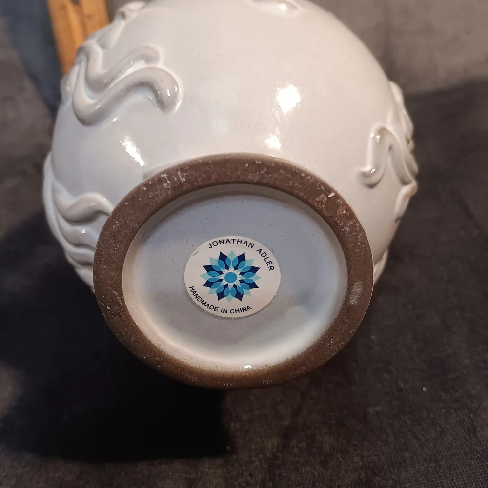 Jonathan Adler Utopia King And Queen Ceramic Vase